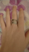 Anillos con letras para mujeres y niños, joyería Retro, Patronum, regalos de disfraz de fiesta