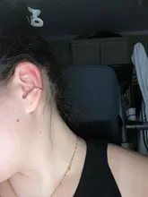 Pendientes de una sola oreja con Clip, estrella, corazón, remache, arcoíris, CZ, Color dorado y plateado, joyería, Aretes no perforados