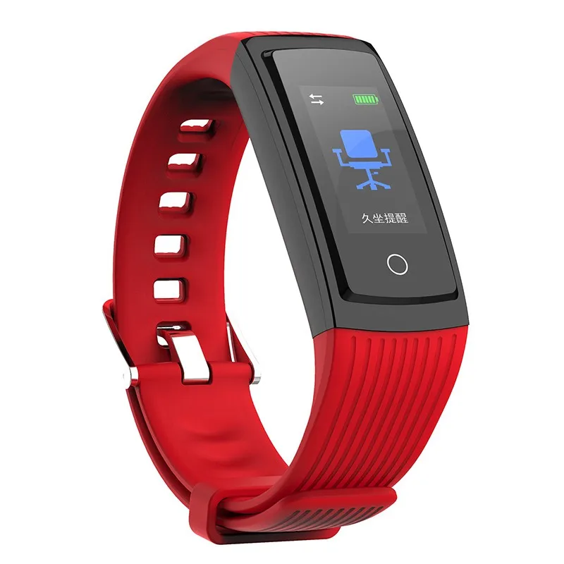 

Smart Bracelet Fitness Tracker Pedometer Heart Rate Monitor Cardio Bracelet With Pressure Measurement IP67 Waterproof Smart Band