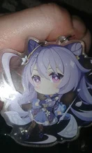 LLavero de Anime Genshin Impact Venti Hutao Zhongli Diluc Xiao Man para mujer, accesorios, bolso colgante, regalos del anillo