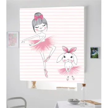 

Blind Iroa Youth Digital Ballerina with bunny! ROLLER BLINDS TRANSLUCENT! (100X170)