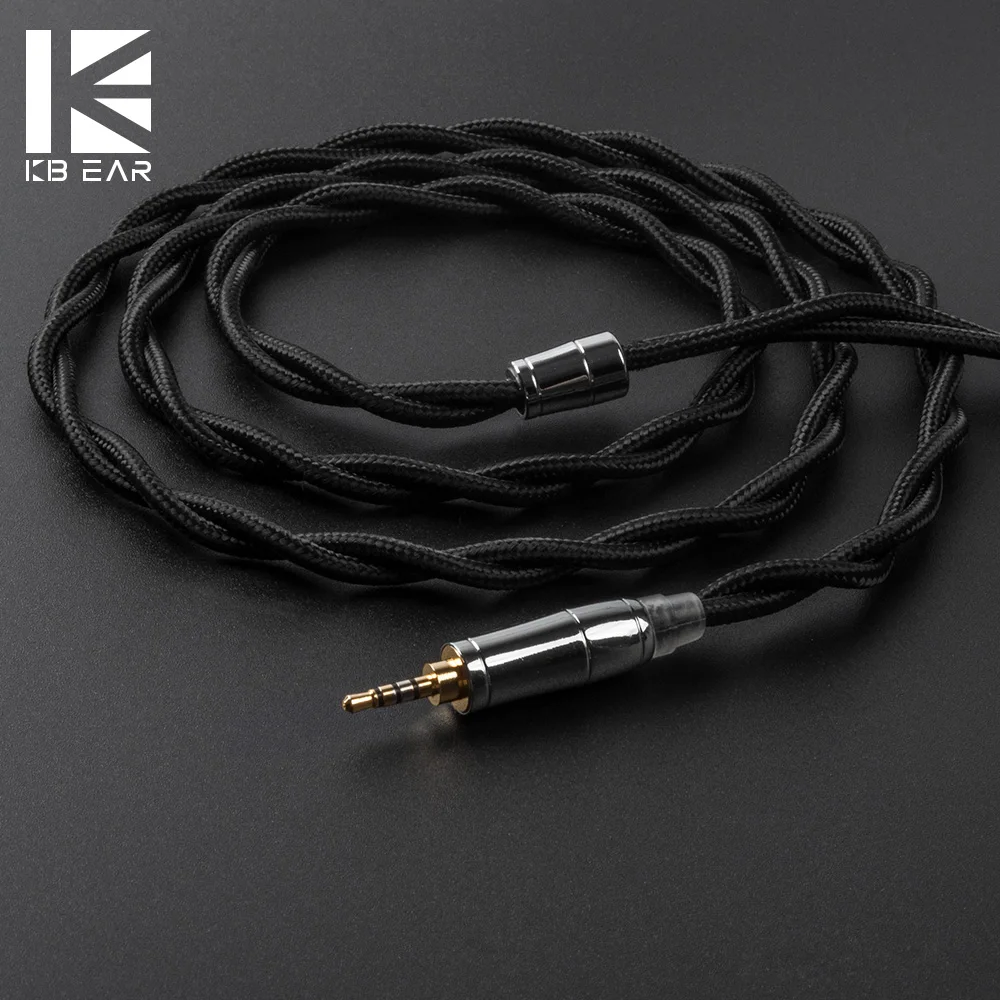 KBEAR 2core UPOCC Single Crystal Copper Cable 2.5
