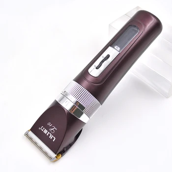 

New arrival rechargeable Professional Hair Clippers Titianium Cutter Lithium battery Hair Trimmer 100-240V Lcd display