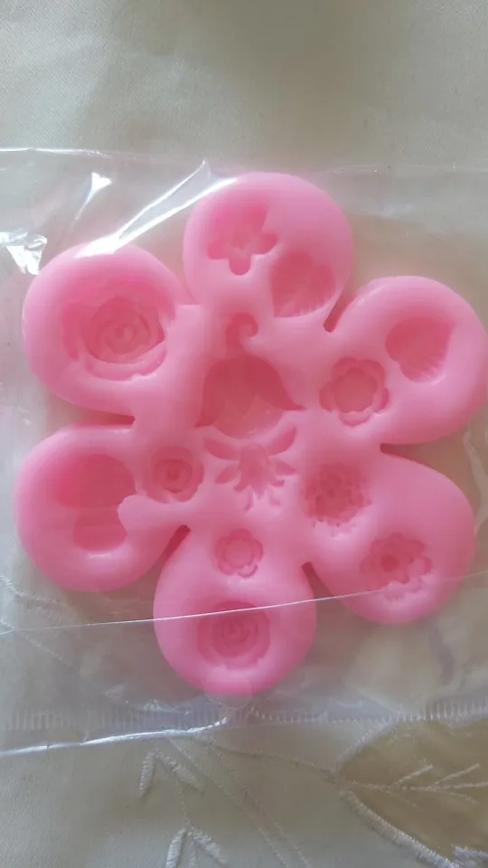 Icing Plant Flower Silicone Cake Decorating photo review