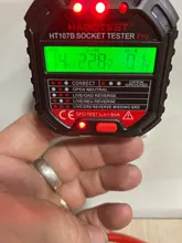 HABOTEST HT107D probador de toma corriente con 90-250V Socket Tester automático circuito eléctrico polaridad Detector de tensión, buscador de interruptor