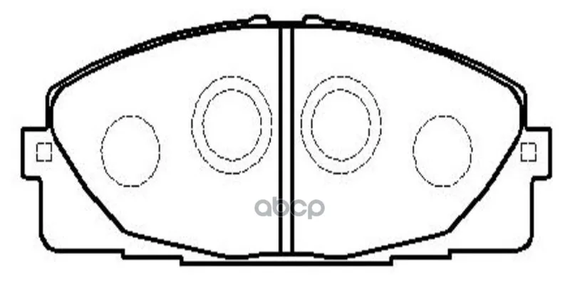 Колодки Тормозные Дисковые Передние Toyota Hi-Ace 04 Ckt-159 Ctr арт. CKT-159