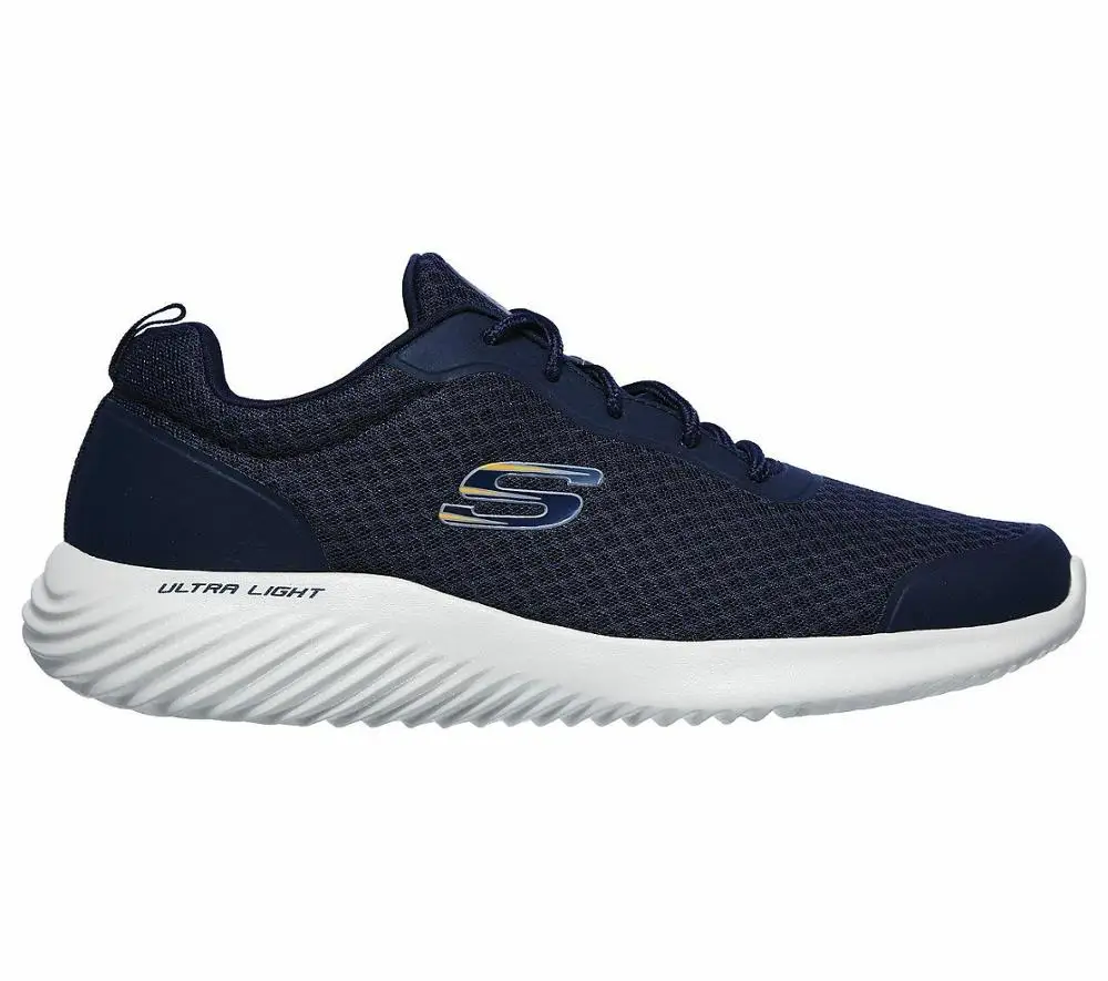 Sepatu Pria Biru Skechers Bounder Ultra 
