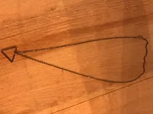 Collar con colgante rectangular de color negro para hombre, Gargantilla de acero inoxidable sencilla a la moda, joyería Kolye, Collar de hombre