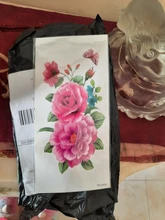 Temporary Tattoos Stickers Rose-Flowers Make-Up Fake Body Women on Big 1pcs Arm-Shoulder