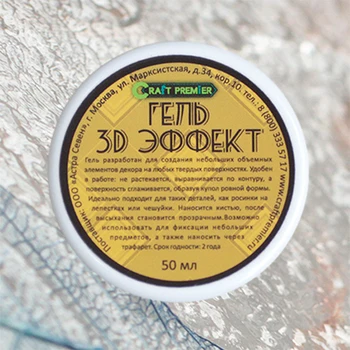 

Decorative 3D gel "Kaleidoscope" 80 C. "Craft Premier"