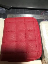 Billeteras cortas de piel sintética para mujer, carteras a cuadros, tarjetero de nobuk, cartera pequeña con cremallera, monedero