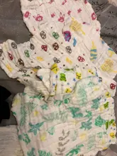 Pañuelo para Bebé, toalla cuadrada de diseño de frutas, muselina de algodón para cara infantil, paño de limpieza, 10 Uds. Por lote