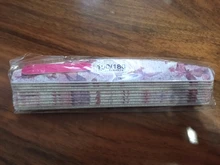 10 Uds. De limas de madera gruesa para uñas, papel de lija colorido, lima de uñas de madera 100/120/180/240 profesional, tope de lijado para bote, herramientas de manicura