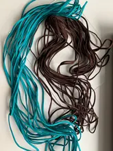 Cuerda plana trenzada de ante de imitación para fabricación de joyas, cuerda de rosca hecha a mano de cuero de terciopelo coreano, 10 m/lote, 2,5mm