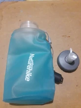 Naturehike 500 de 750ml Mini portátil de silicona plegable ultraligero botella deportiva botellas de agua para Outdoor montañismo taza NH61A065-B