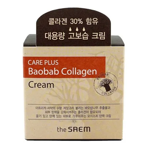Крем для лица The Saem Care Plus Baobab Collagen Cream 100 мл | Красота и здоровье