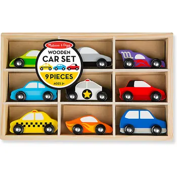 

Set of cars Melissa & Doug "wooden toys"