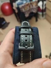 Correas de reloj de piel auténtica de estilo Vintage, accesorios de reloj, correa en 7 colores para hombre y mujer, correa de cuero de vaca