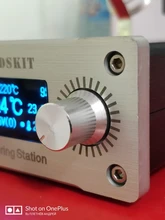 Estación de soldadura T12 STM32 2,1 S, 5 pines, pantalla OLED 1,3, temperatura ajustable, electrónica Digital, con puntas de soldadura