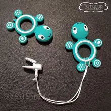 Teething Necklace Teether-Beads Joepada Bpa-Free Cartoon-Animals Baby Shower-Gifts Food-Grade