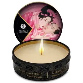 

SHUNGA MINI CARESS BY CANDELIGHT CANDLE MASSAGE ROSES 30ML