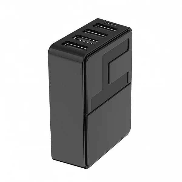 ЗУ сетевое SmartBuy FLASH 3x1 А + 1x2.4 черное 4 USB шнур питания 1 м (SBP-4030) | Мобильные телефоны и