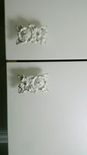 Hardware Drawer-Knobs Furniture-Handle Door-Pulls Kitchen Cupboard KAK White European