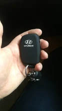 Funda de silicona para llave de coche, funda para Hyundai Tucson Sonata Ix35 Ix25 I20 Creta Santa Fe GLS SPORT Elantra Reina, funda Fob