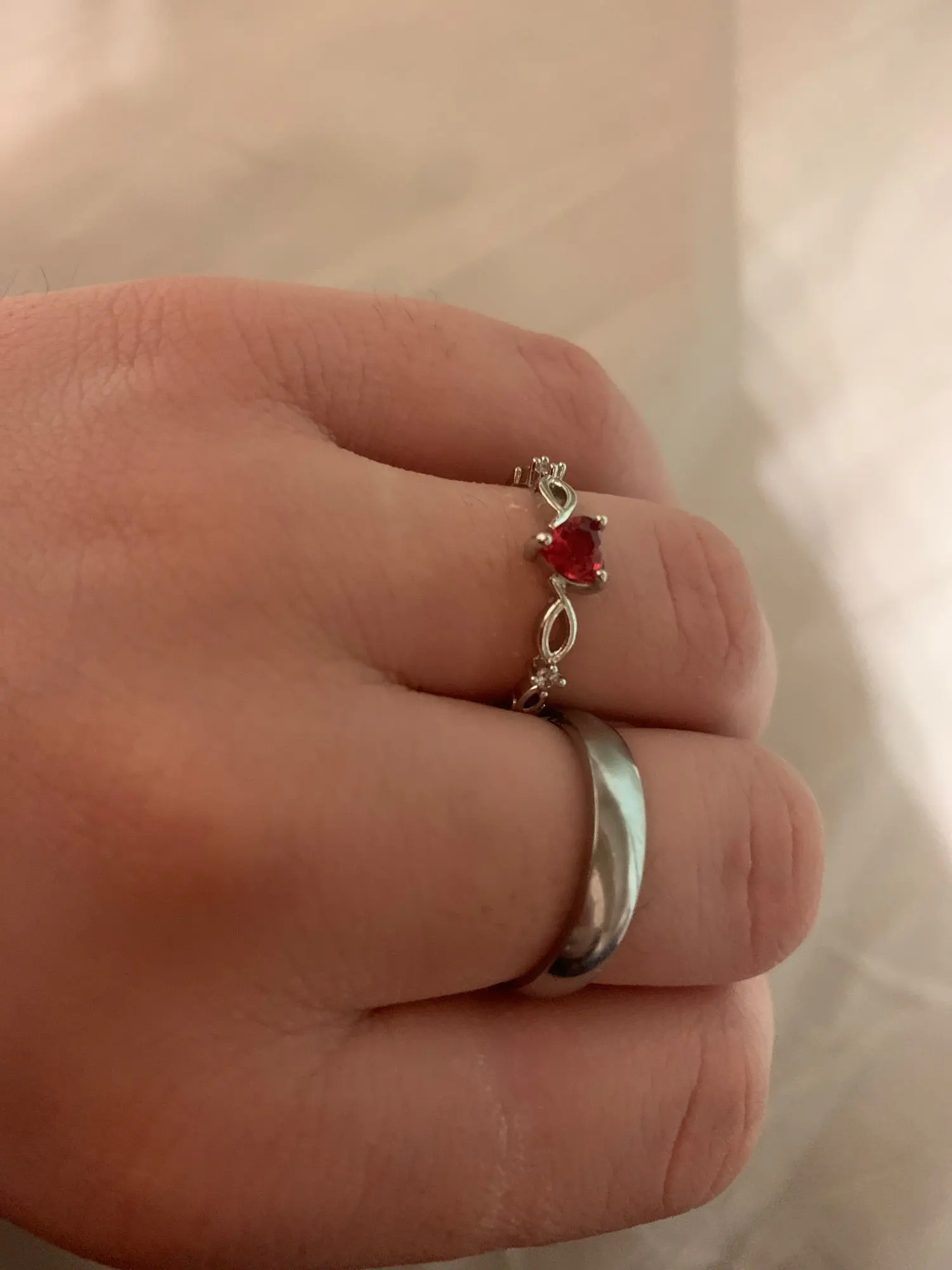Simple Heart Ring For Women photo review
