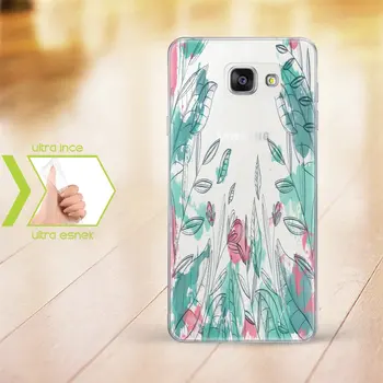 

Personalized Custom Samsung Galaxy A3-A5-A7 2016 Slim Clear Silicone Phone Cover (Leaf Temalı-9)