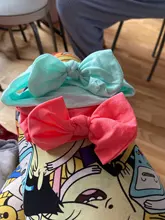 Turbante de Nudo sólido para bebé y niña, Diadema con lazo, envolturas elásticas para la cabeza, accesorios para el cabello Jly15