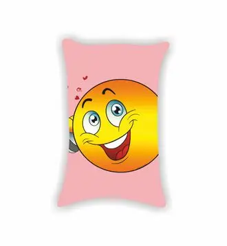Подушка эмодзи emoji №9 Картинка с одной стороны | Дом и сад