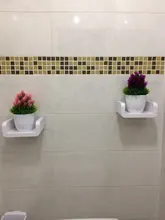 Tray Storage-Rack Bathroom-Wall Living-Room Kitchen Adhesion Cosmetic Free Waterproof