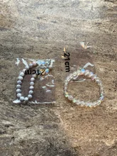 8mm Moonstone Stone Beaded Bracelet For Women Men Chakra Yoga Shining Stone Beaded Charm