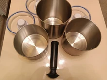 Pump Sealer Canister Vacuum-Container Vacuo Food-Storage Stainless-Steel Hand-Held 700ML