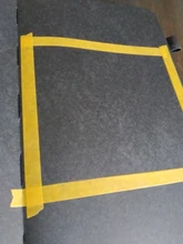 Paper-Tape Separation Spray-Paint Masking-Paper 50-Meters Yellow And for High-Viscosity