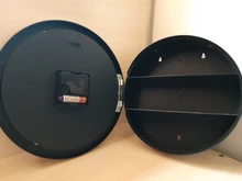 Reloj de pared seguro y creativo, caja de seguridad en efectivo, ABS oculto, caja de almacenamiento mecánico