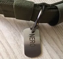 Dog-Id-Tag Address Pet-Name Free-Engraved Military Stainless-Steel Custom Personalized