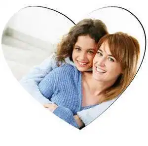 

MPAD-02 Sublimation Heart Mouse Pad - 3 mm