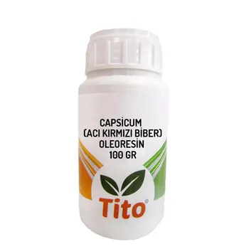 

Tito Capsicum Hot Red Chilli Oleoresin 1.000.000 100 g