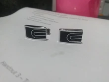 Gemas de calidad, gemelos artesanales con patrón de flor, patrón de Golden Horse, tela ovalada francesa, gemelos