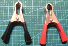 Connector-Plug Battery Caravan Alligator-Clips Test-Lead-Clips Power Crocodile Black