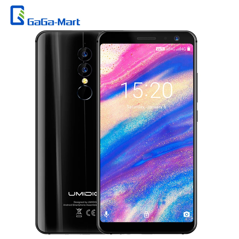 

UMIDIGI A1 PRO 4G Mobile Phone Android 8.1 Face ID Smartphone MT6739 3GB+16GB 3150mAh 13MP+5MP smartphone