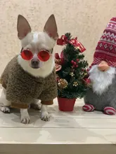 Gafas de sol para perros medianos y grandes, lentes de sol de moda para gatos, accesorios para fotos de Navidad, accesorios para mascotas