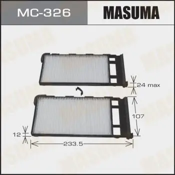 Фильтр салона Nissan Patrol GR II Y61 2.8TD/3.0DTi 97 MASUMA MC3