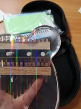 Stick Hammer Tuner Piano-Finger-Piano-Gift Kalimba-Case Thumb Acrylic Transparent 17-Key