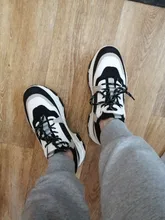 Zapatillas gruesas para mujer, zapatillas de plataforma con suela gruesa, zapatos vulcanizados, zapatillas de correr informales transpirables a la moda para mujer 2020