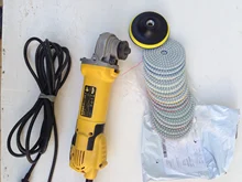 16 Uds almohadillas de pulido de diamante de 4 pulgadas 100mm húmedo/seco de piedra de granito de mármol pulido Uso de Set de discos