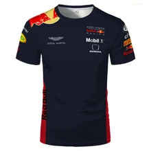 2022 F1 Short Sleeve 3D Print Oversized Top Red Formula 1 T-shirt Men Women Extreme Sports Fans Breathable Children Clothing