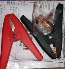 Alligator-Clip Electrical-Clips-Clamps Car-Battery Crocodile 100A Durable Insulated Red